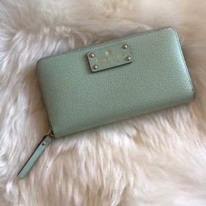 Mint Kate Spade Wallet